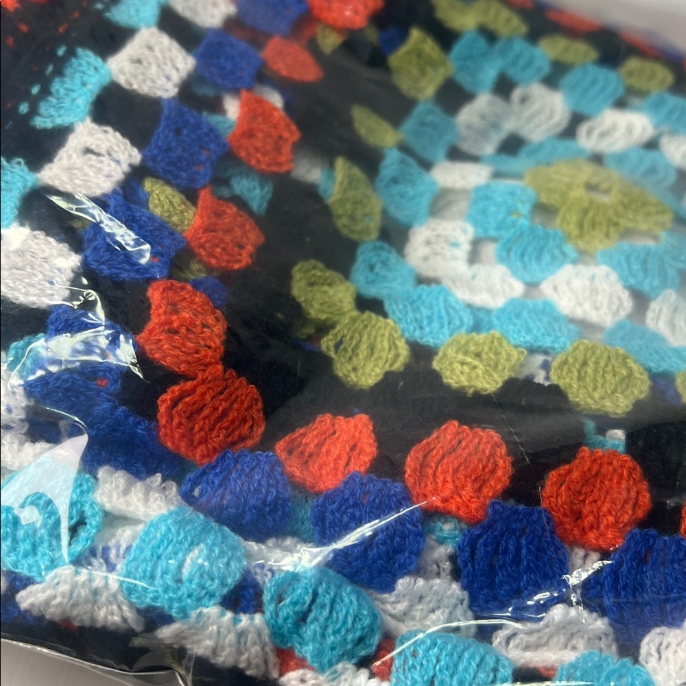 POL Multicolor Patchwork Open Long Cardigan NEW N… - image 7